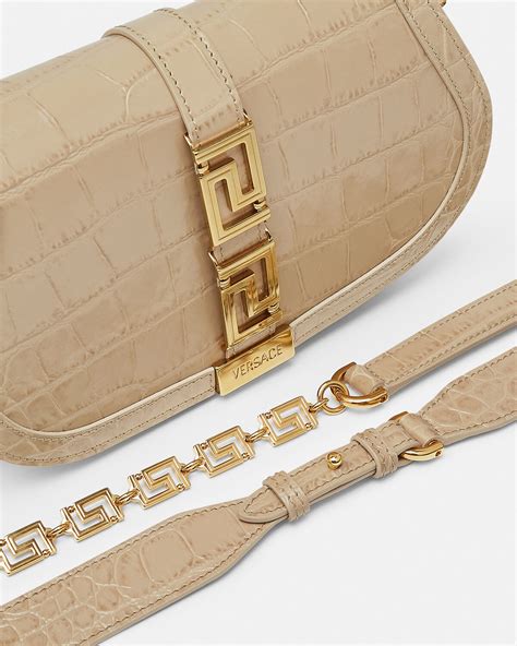 versace venus bag|Versace croc shoulder bags.